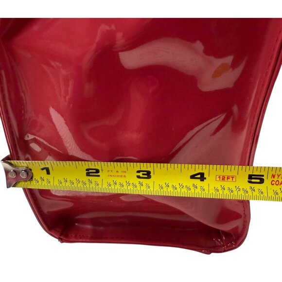 Nina Ricci Deci Dela Red Patent Tote Bag With .17 Fl Oz Mini Perfume Vtg 1994 - Picture 7 of 16